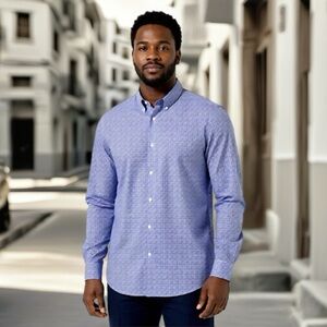 *30off3* NWOT. Banana Republic Non-Wrinkle Button-Down Dress Shirt, Size Large.